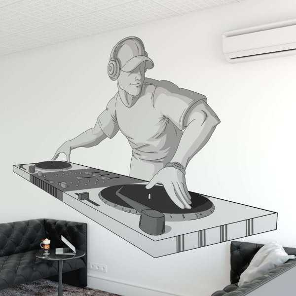 art dj  tapeta na ścianę