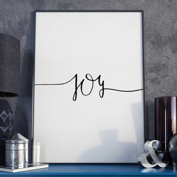 Plakat w ramie - Minimalist Joy Plakat w ramie - Minimalist Joy