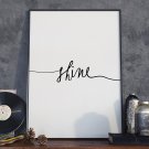 Plakat w ramie - Minimalist Shine Plakat w ramie - Minimalist Shine