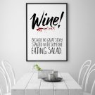 WINE! - Plakat typograficzny WINE! - Plakat typograficzny