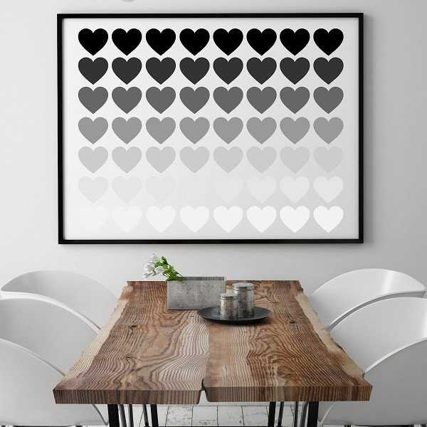 SHADOWHEART - Plakat typograficzny SHADOWHEART - Plakat typograficzny