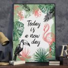 Plakat w ramie - Today is a new day Plakat w ramie - Today is a new day