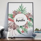 Plakat w ramie - Just Breathe Plakat w ramie - Just Breathe