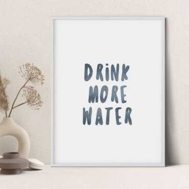 plakat drink more water