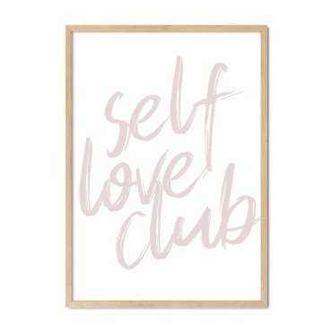 plakat self love club