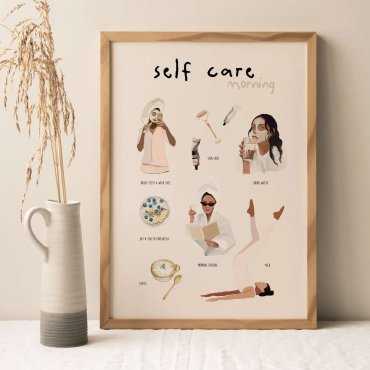 Plakat Self Care Morning