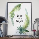 Plakat w ramie - Home and Tropic