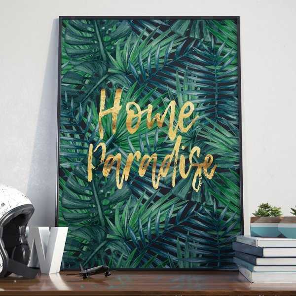 Plakat w ramie - Home Paradise Plakat w ramie - Home Paradise
