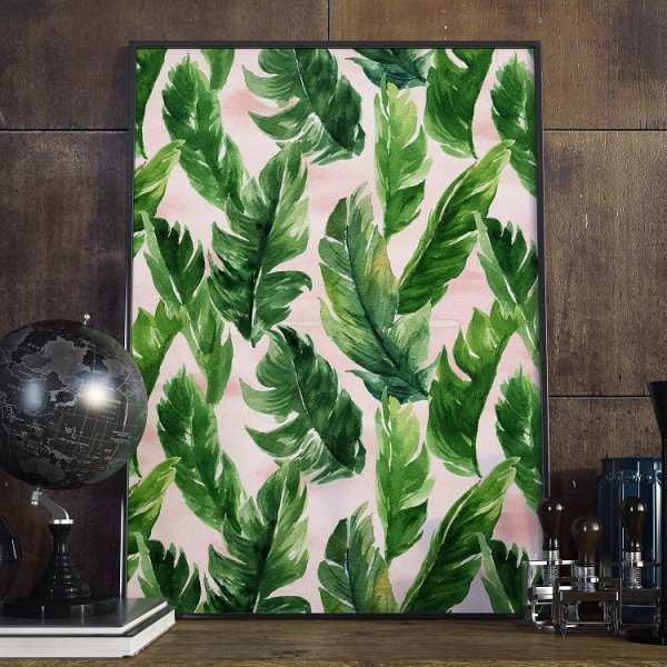 Plakat w ramie - Summer Leaves Plakat w ramie - Summer Leaves