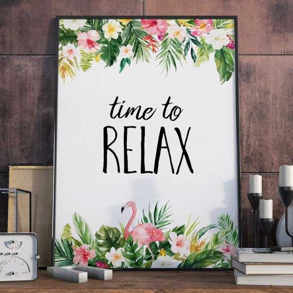 Plakat w ramie - Time to Relax