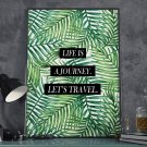 Plakat w ramie - Life is a Journey. Let's Travel. Plakat w ramie - Life is a Journey. Let's Travel.