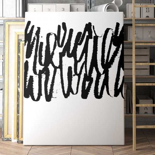 Artystyczny obraz na płótnie - ABSTRACT BRUSH Artystyczny obraz na płótnie - ABSTRACT BRUSH