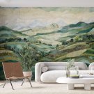 collage tuscany tapeta z pejzażem