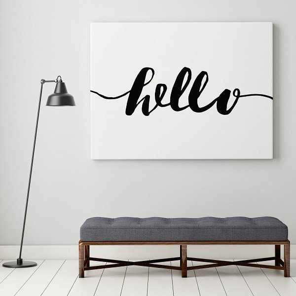 Hello - Obraz w stylu skandynawskim Hello - Obraz w stylu skandynawskim