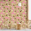 stylowa tapeta pink avocado