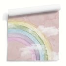 tapeta dla dzieci cloudy rainbow