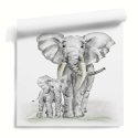 elephant family tapeta ze słonikami