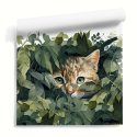 leafy cat tapeta z kotkiem