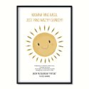 plakat dla nauczyciela słońce