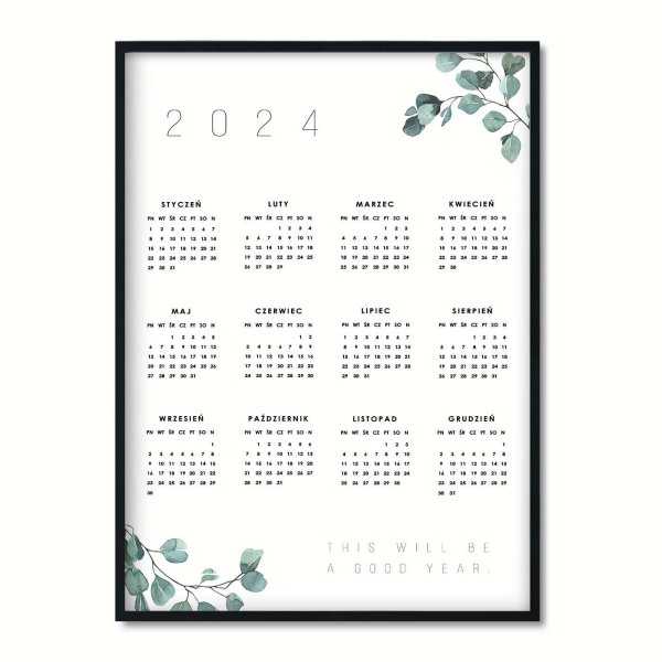 kalendarz this will be a good year 2024