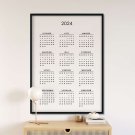 minimal kalendarz