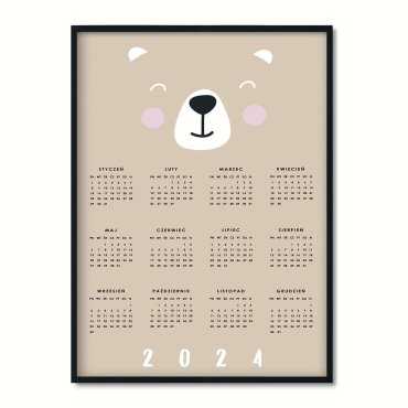 kalendarz 2024 teddy bear