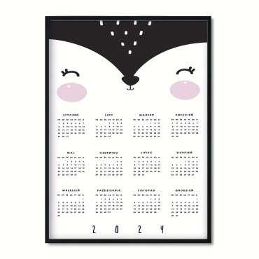 kalendarz 2024 foxy