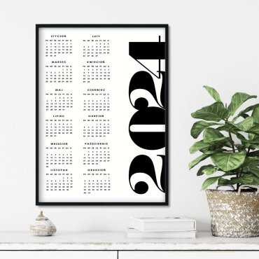 stylowy kalendarz 2024