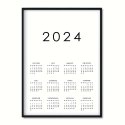 minimalistyczny kalendarz 2024