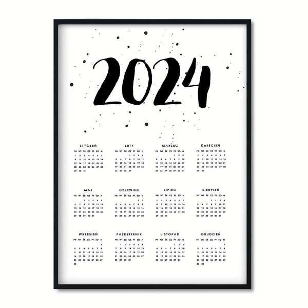 watercolor kalendarz 2024