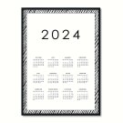 kalendarz 2024 zebra