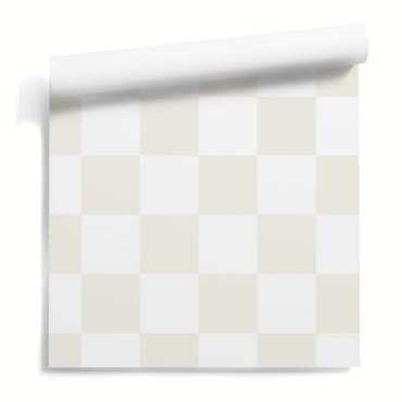 Tapeta Beige Chessboard