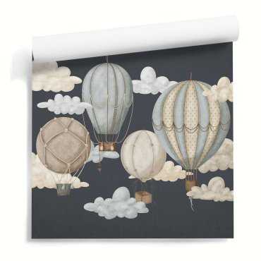 tapeta dla dzieci balloon skies