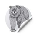 scandi nursery bear tapeta
