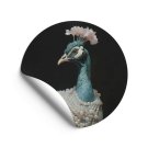 tapeta w ptaki elegant peacock