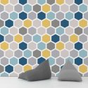 Tapeta na ścianę - Modern Hexagon