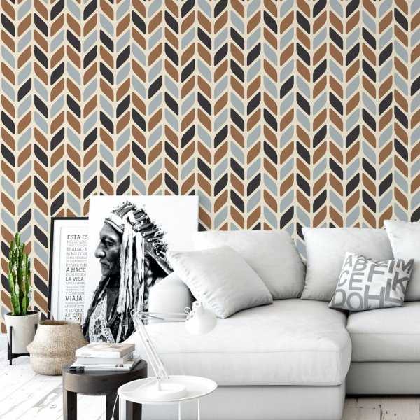 Tapeta na ścianę - Chocolate Chevron Tapeta na ścianę - Chocolate Chevron