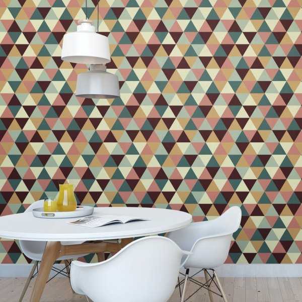 Tapeta na ścianę - Colorized Triangles