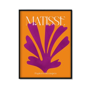 plakat nowoczesny matisse orange