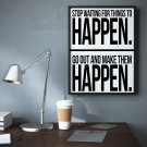 Happen. - Plakat typograficzny Happen. - Plakat typograficzny