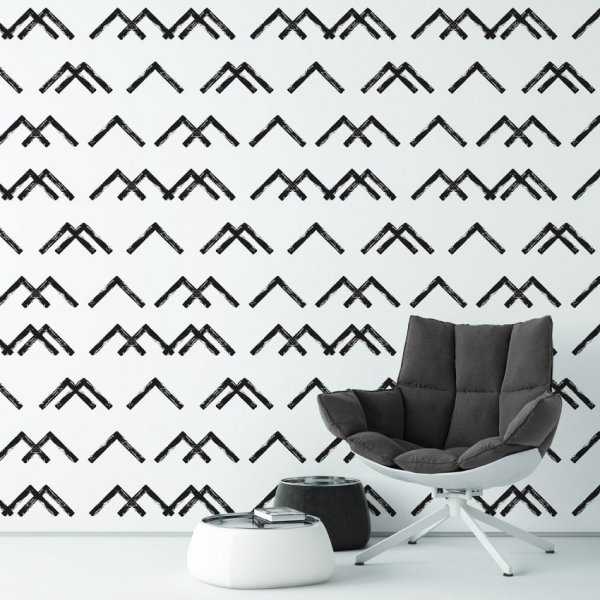 Tapeta na ścianę - GEOMETRIC MOUNTAINS Tapeta na ścianę - GEOMETRIC MOUNTAINS