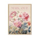 plakat w kwiaty french peonies