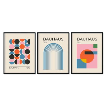 bauhaus harmony plakaty w zestawie