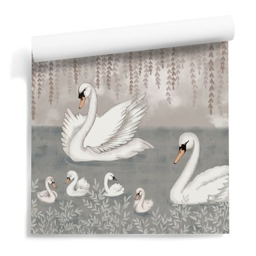 swan lake tapeta