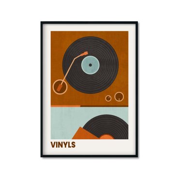 plakat dla mężczyzny vinyls