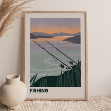 fishing plakat dla mężczyzny