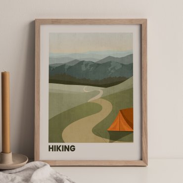 plakat chłopięcy hiking