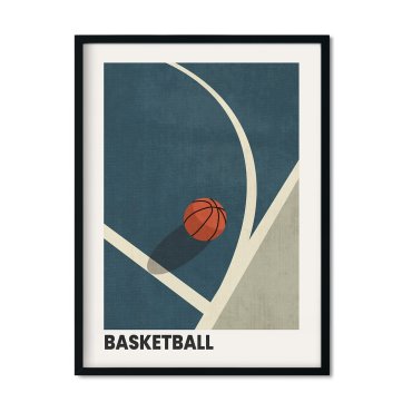 basketball plakat sportowy