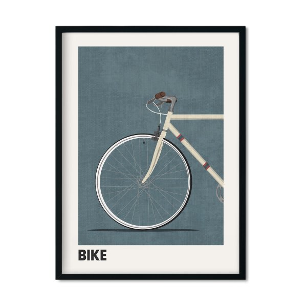 plakat dla rowerzysty bike