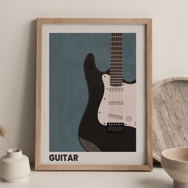 guitar plakat ścienny dla muzyka